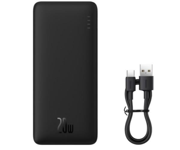 Аккумулятор внешний BASEUS PPQD090101 30000mAh 20W/кабель USB-Type-C 0,3 м Black