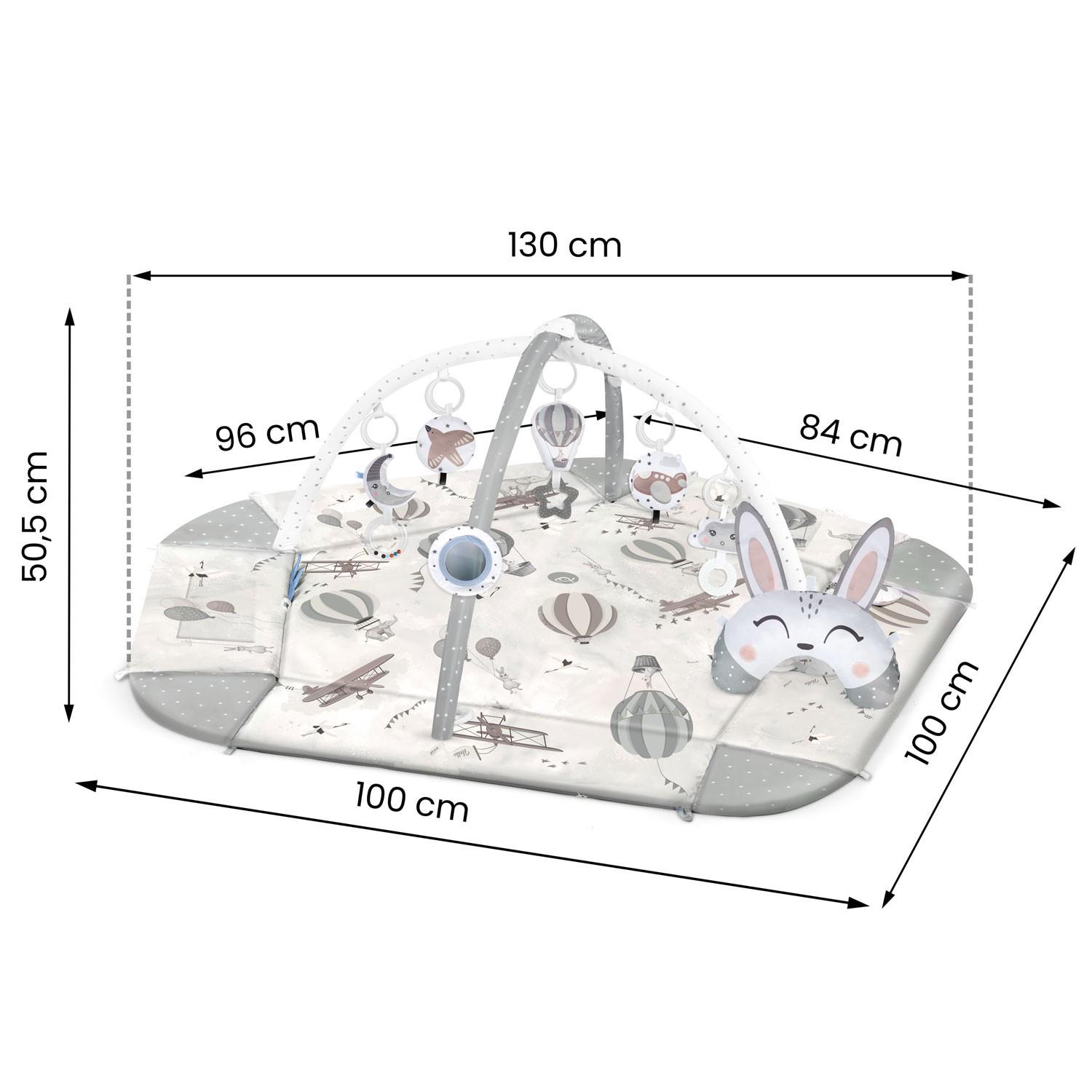 Развивающий коврик Nukido Воздушные шары 100х100 см (431214) - фото 7 Развивающий коврик Nukido Воздушные шары 100х100 см (431214) - фото 7