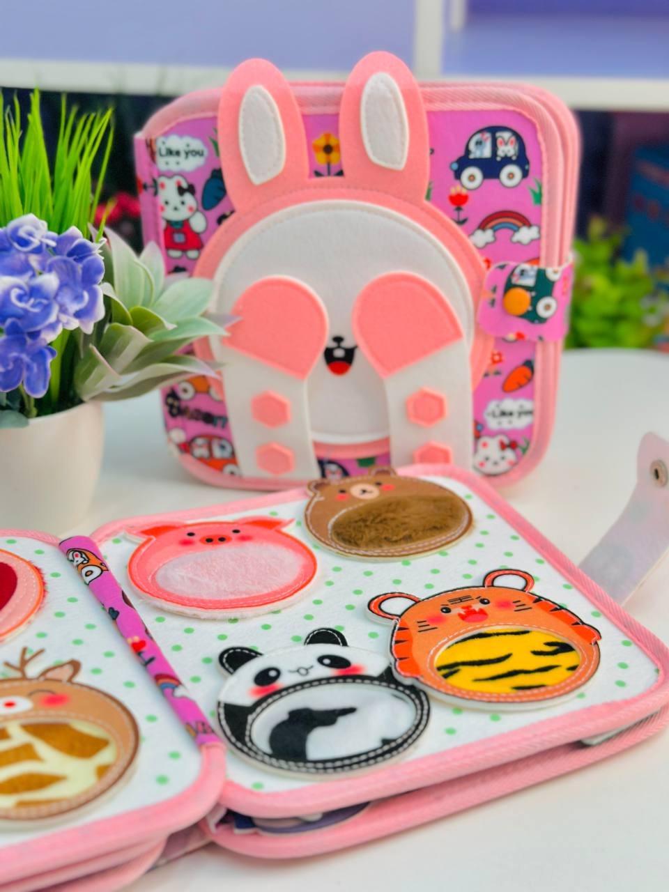 Книга на липучках интерактивная Монтессори фетровая развивающая от 1 года (2789497279) - фото 2