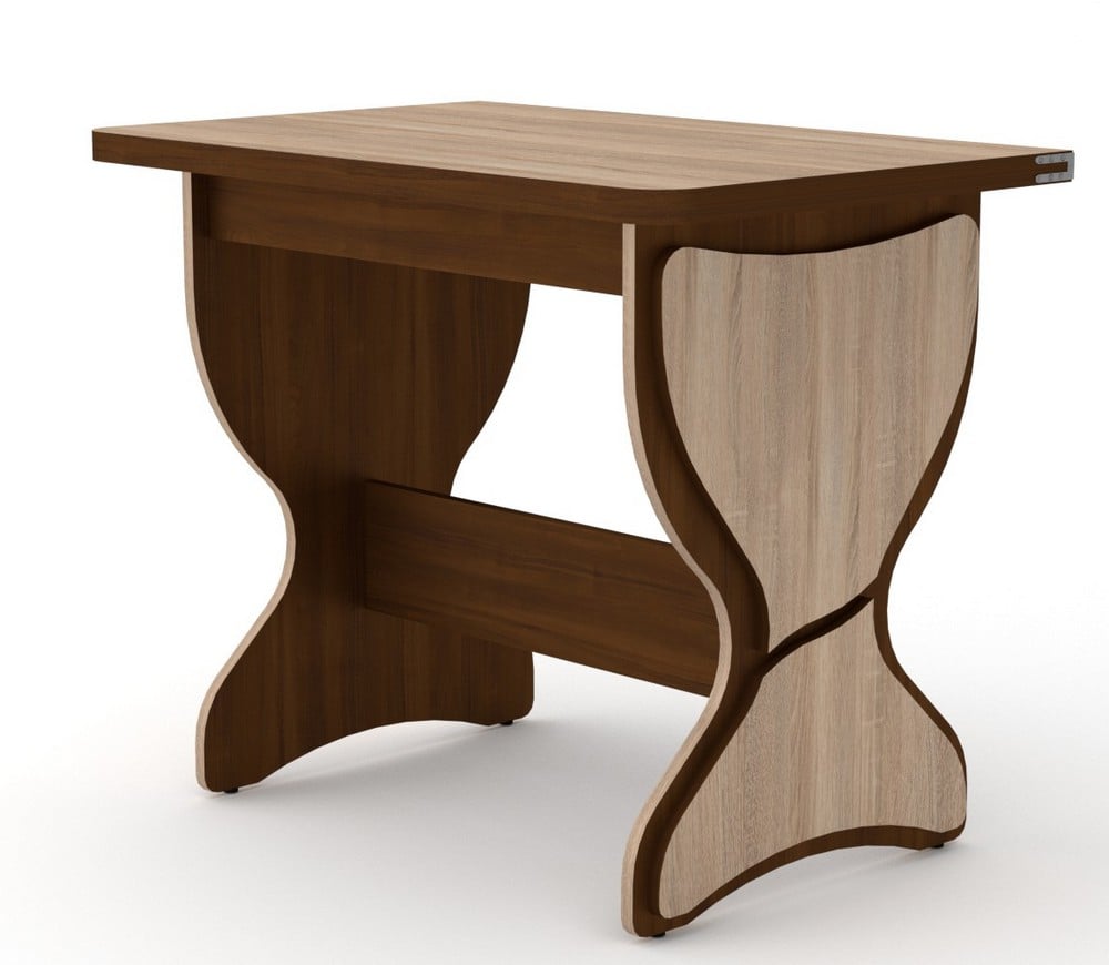 Стіл кухонний розкладний Компаніт КС-4 Дуб сонома (60c733f456ed397aa7104884) - фото 1 Стіл кухонний розкладний Компаніт КС-4 Дуб сонома (60c733f456ed397aa7104884) - фото 1