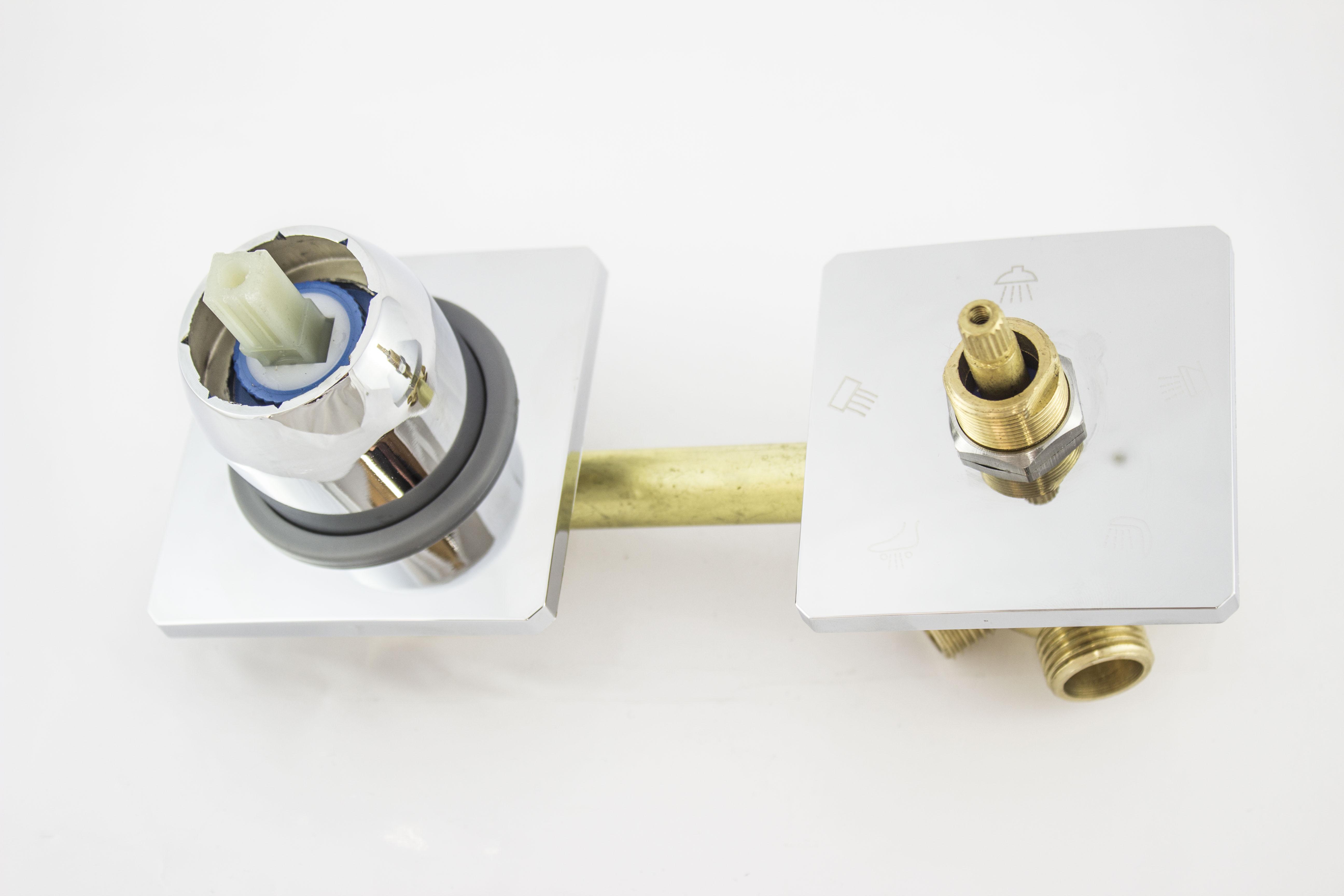 Змішувач для душової кабіни Г-5\12 на п'ять положень під гайку у стійку душової кабіни (12603808) - фото 7 Змішувач для душової кабіни Г-5\12 на п'ять положень під гайку у стійку душової кабіни (12603808) - фото 7