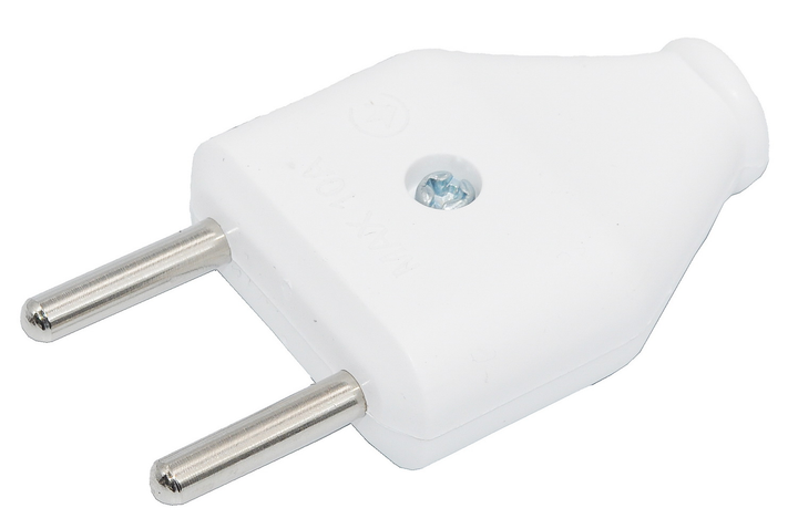 Електровилка плоска без заземлення штепсельна Neomax NX1007