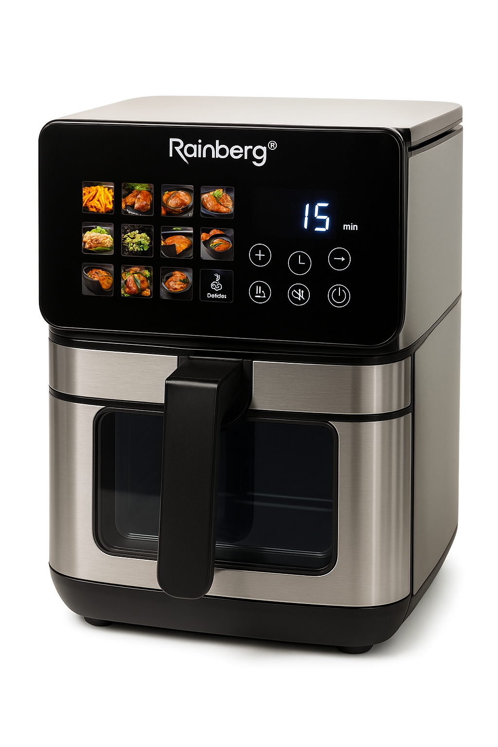 Аерофритюрниця Rainberg RB-2321 4200 Вт з цифровим табло два тена 12,5 л (31017774)