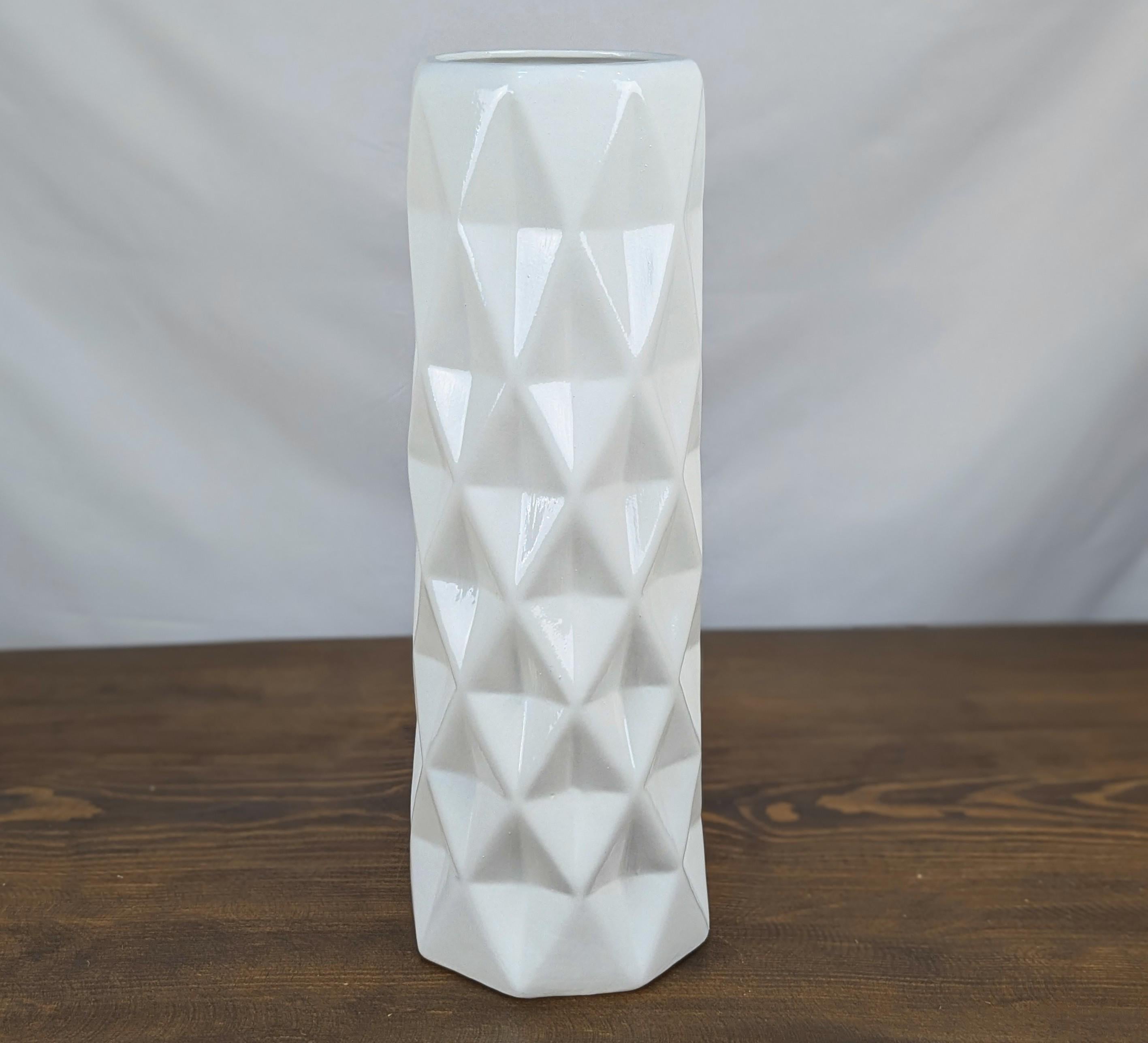 Ваза Nana ceramics Поли 41 см Белый