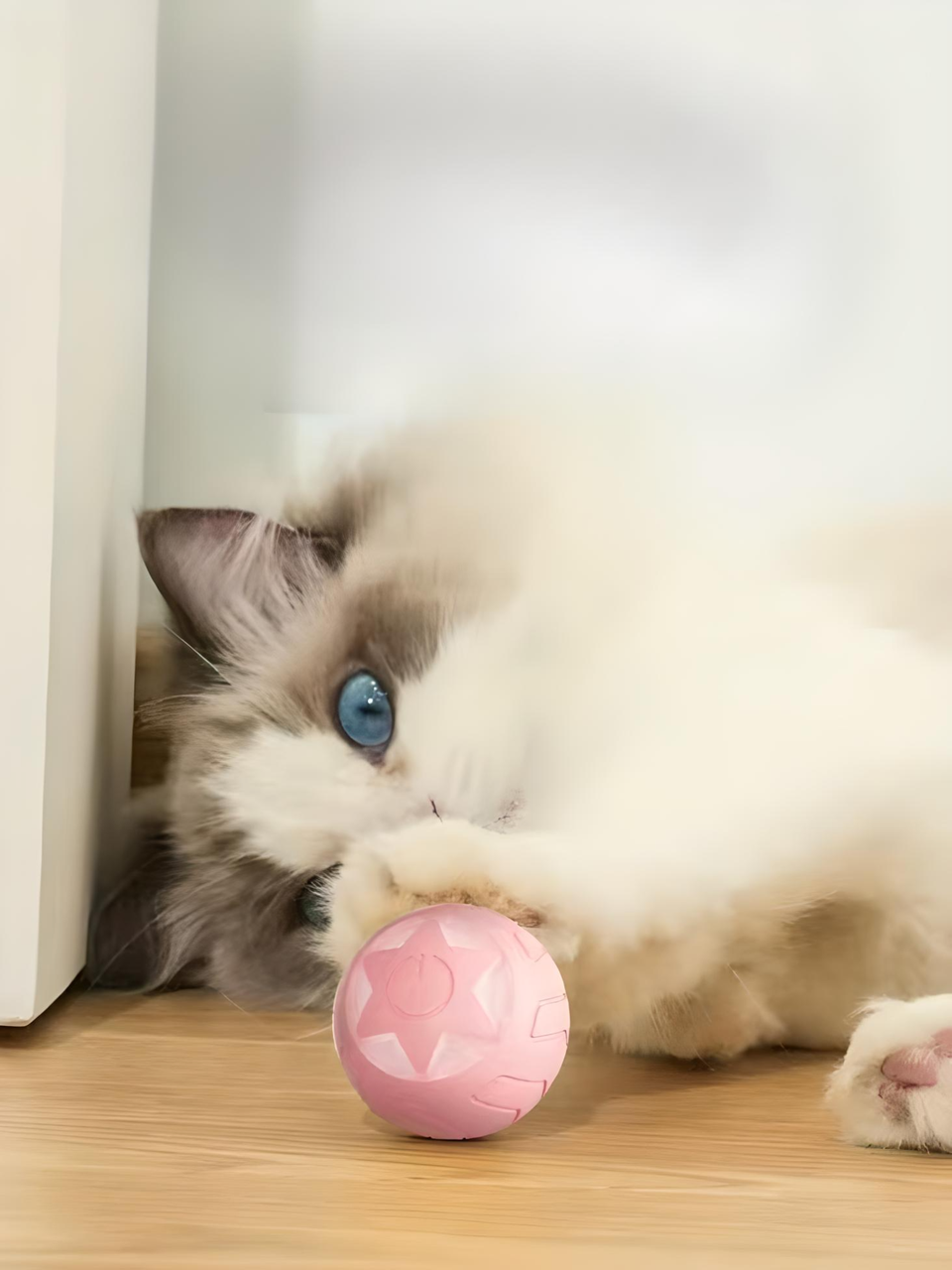 М'ячик кулька для котів USB smart зі світловою індикацією Rose (1920002721) - фото 7