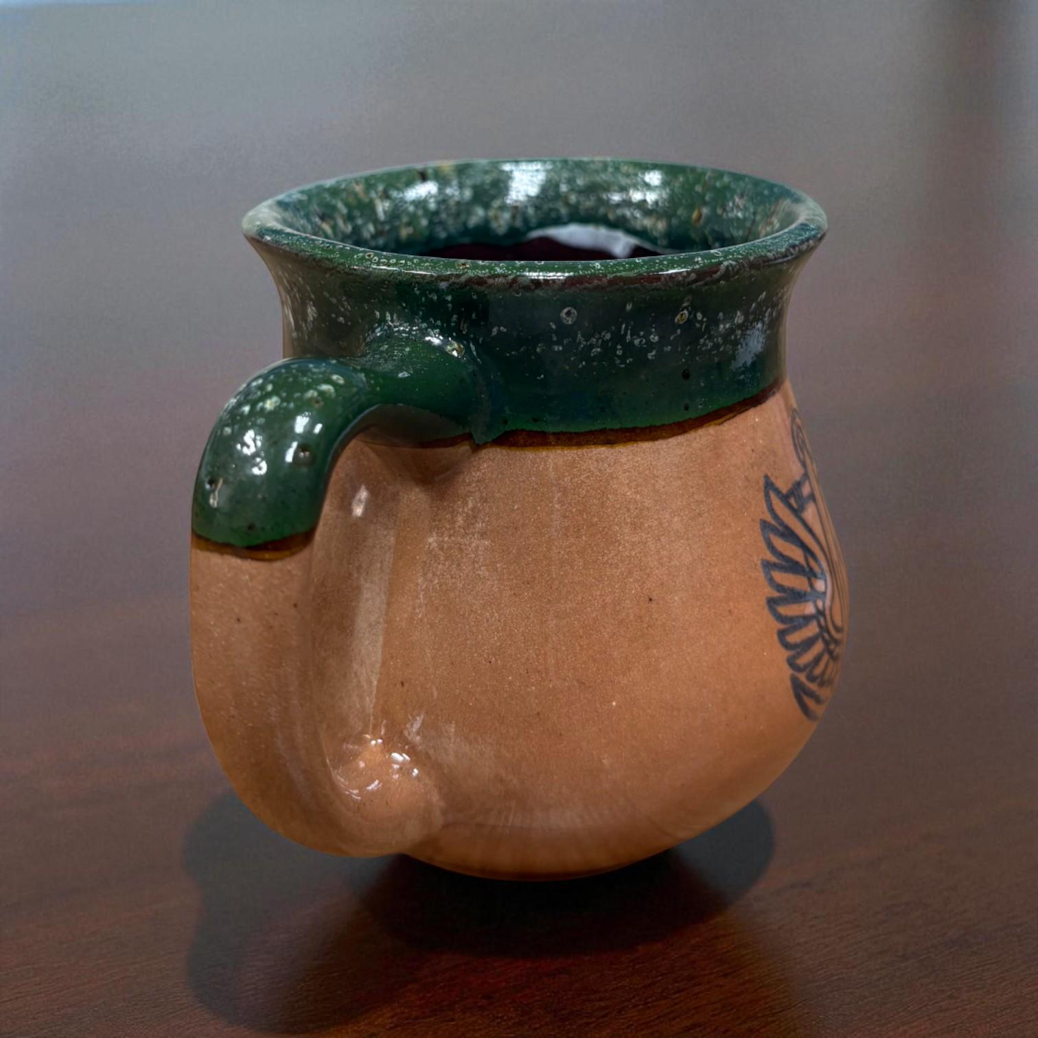 Чашка Морская пехота ручная работа 450 мл Зеленый (28926820) - фото 4 Чашка Морская пехота ручная работа 450 мл Зеленый (28926820) - фото 4