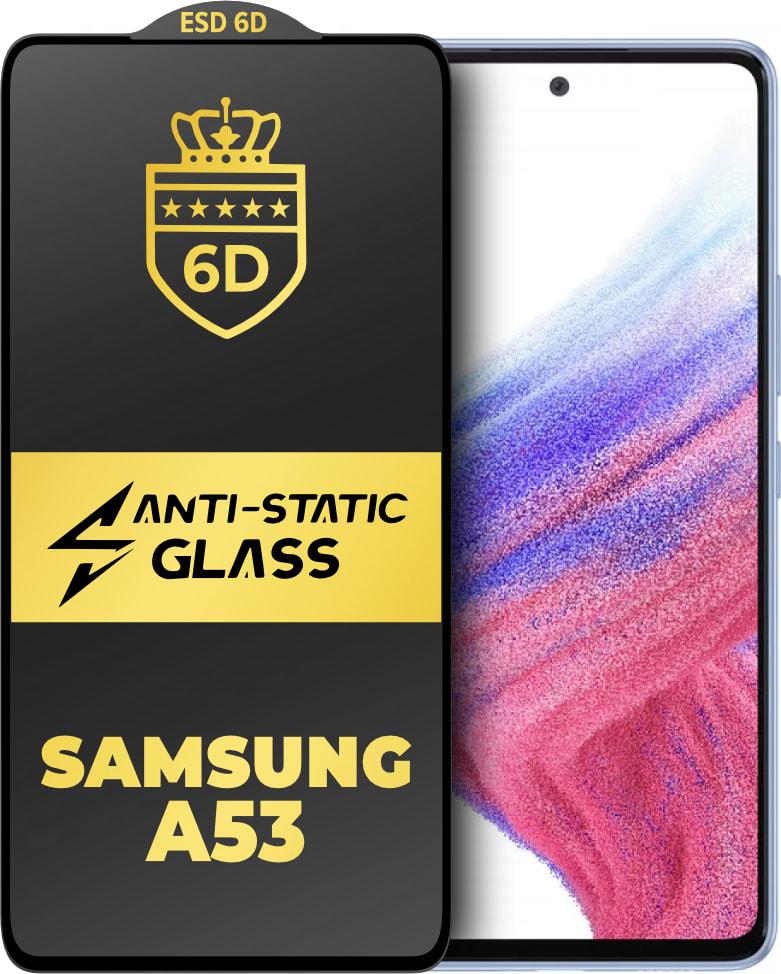 Стекло защитное 6D Anti-Static Samsung Galaxy A53 A536 Glass Shield (33222)