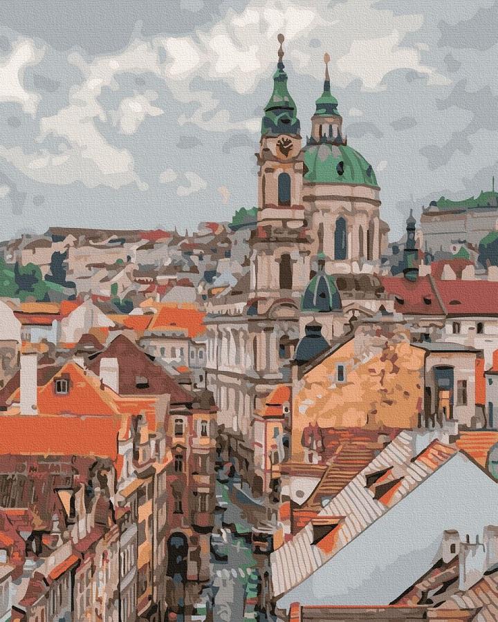 Картина по номерам Крыши Праги (GX40849)