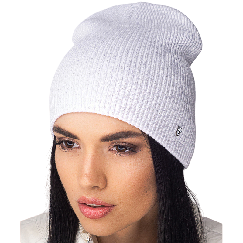 Шапка жіноча Leks ВЕГАС вовняна подвійна без відвороту подовжена рубчик One size Білий (121025) - фото 1 Шапка жіноча Leks ВЕГАС вовняна подвійна без відвороту подовжена рубчик One size Білий (121025) - фото 1