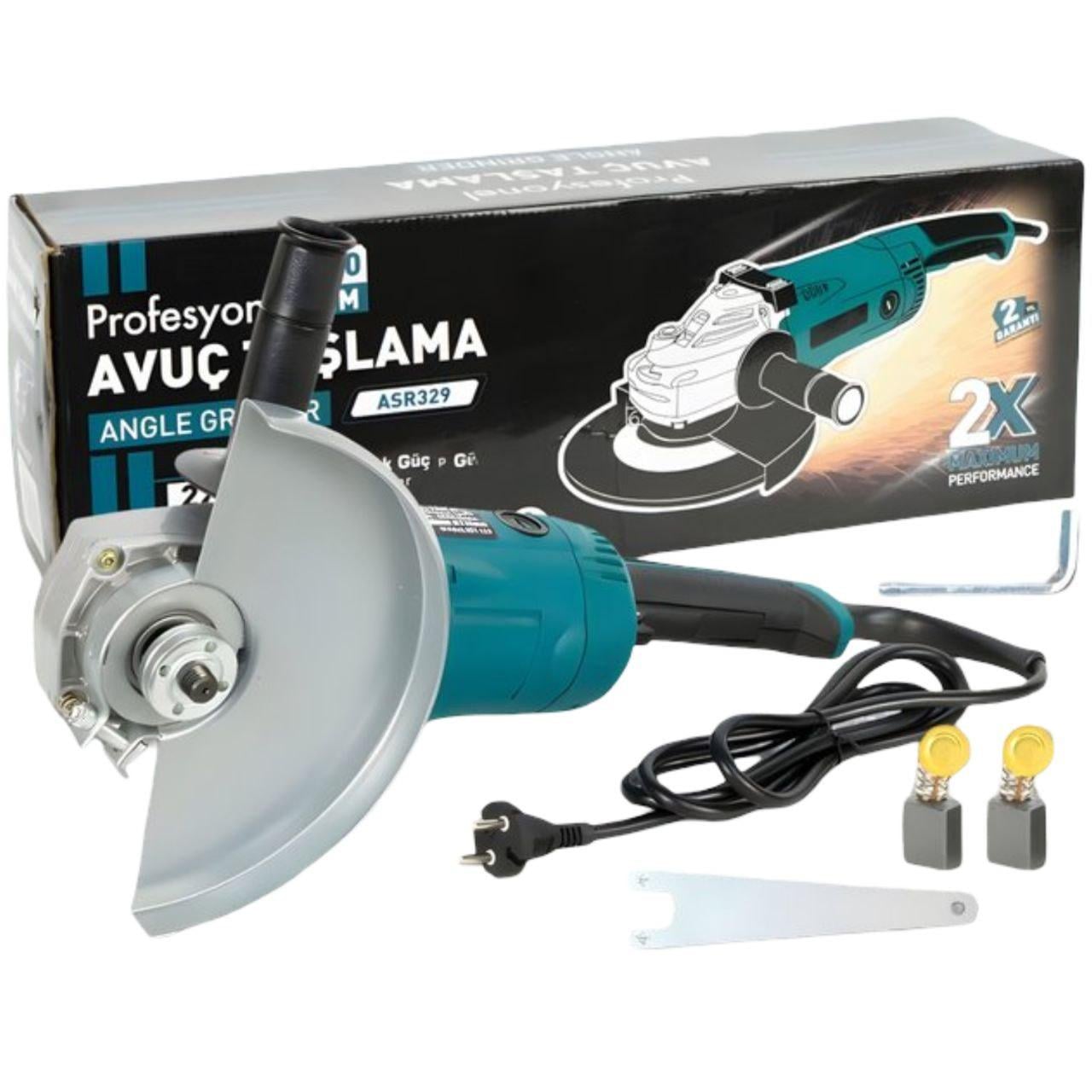Шлифмашина угловая сетевая 230 мм ASSUR ASR329/МК 2200W (33702580)