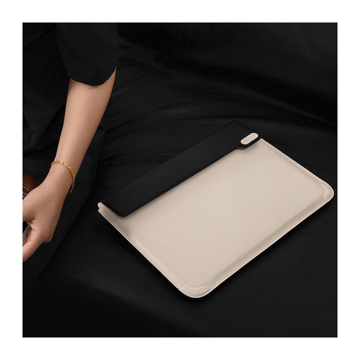 Сумка-чохол з підставкою Nillkin Laptop Sleeve Macbook для ноутбука 15,6-16,1'' 398x285x14 мм Black/White (6902048224025) - фото 5