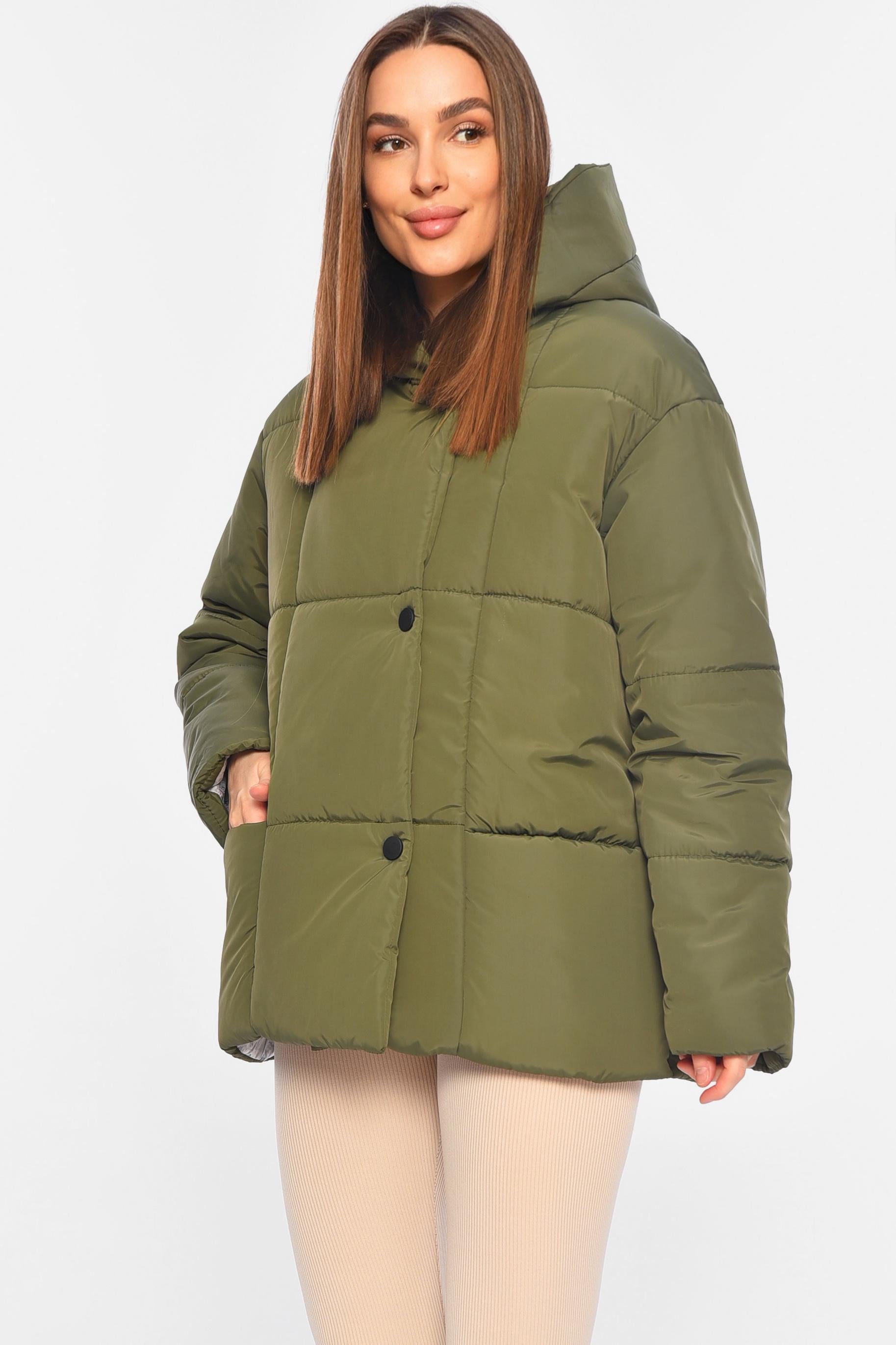 Куртка женская демисезонная L Хаки (196409) Куртка женская демисезонная L Хаки (196409)