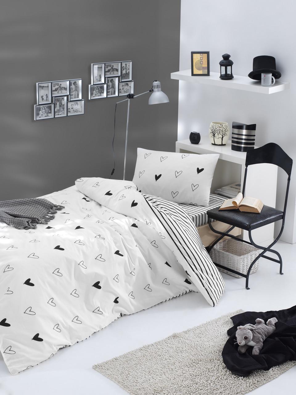 Комплект постельного белья Lotus Home Perfect Ranforce Juddy полуторный Белый (svt-2000022267144)