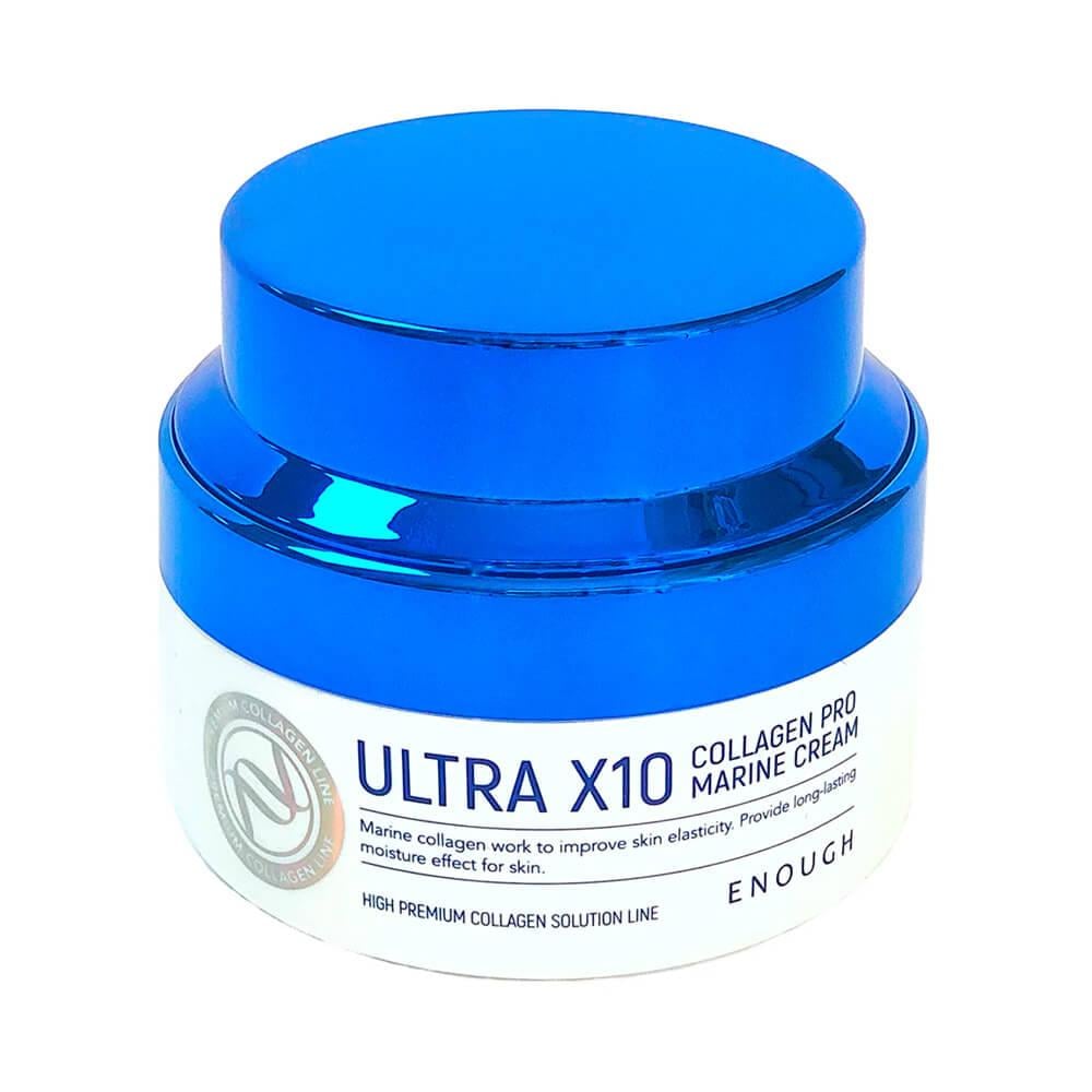 Крем для лица увлажняющий Enough Ultra X10 Collagen Pro Marine Cream с коллагеном 50 мл (2300673564) - фото 2