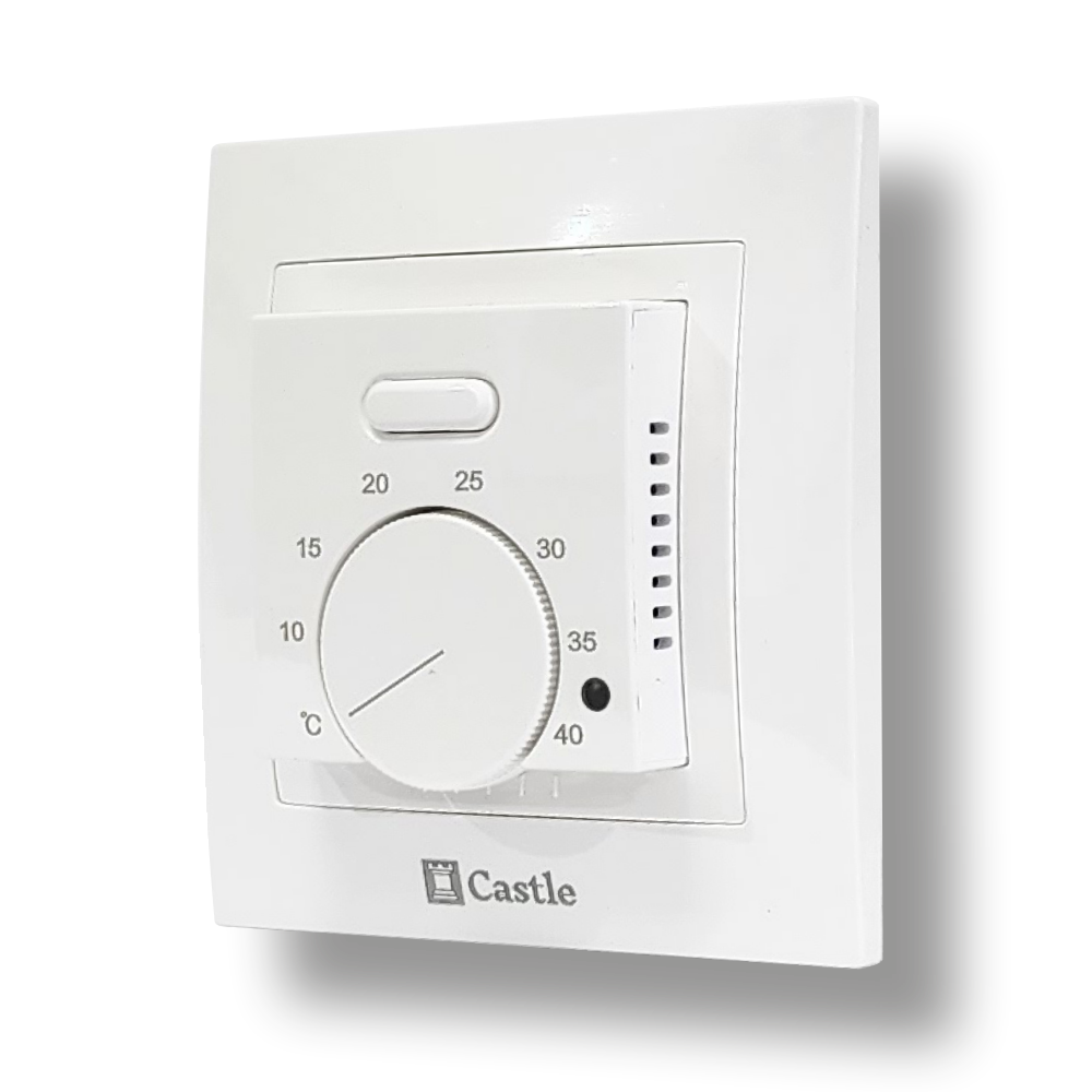 Терморегулятор механічний Castle АС308Н Білий - фото 2 Терморегулятор механічний Castle АС308Н Білий - фото 2