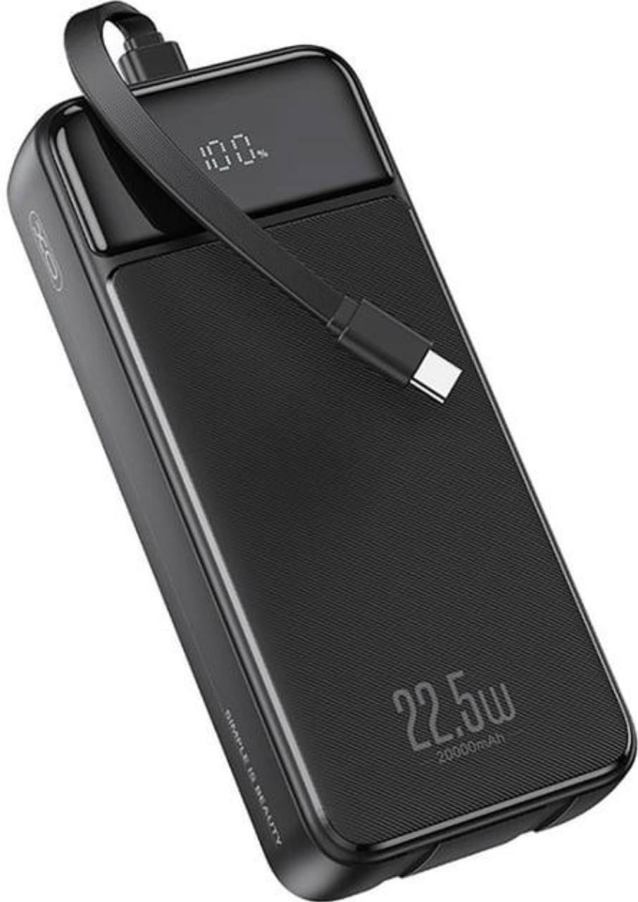 Повербанк XO PR275 20000 mAh 22,5W Black (м00030)