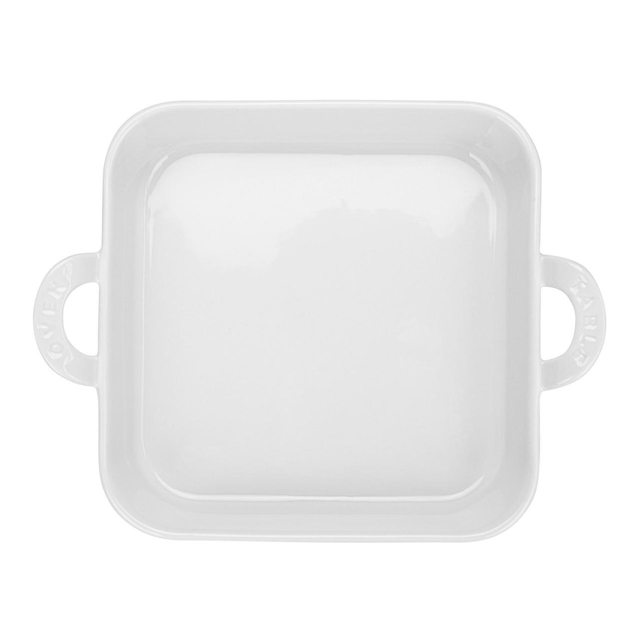 Форма квадратная для запекания Fissman Horeca 22x22x4,5 см 1500 мл из фарфора (14152) - фото 4 Форма квадратная для запекания Fissman Horeca 22x22x4,5 см 1500 мл из фарфора (14152) - фото 4