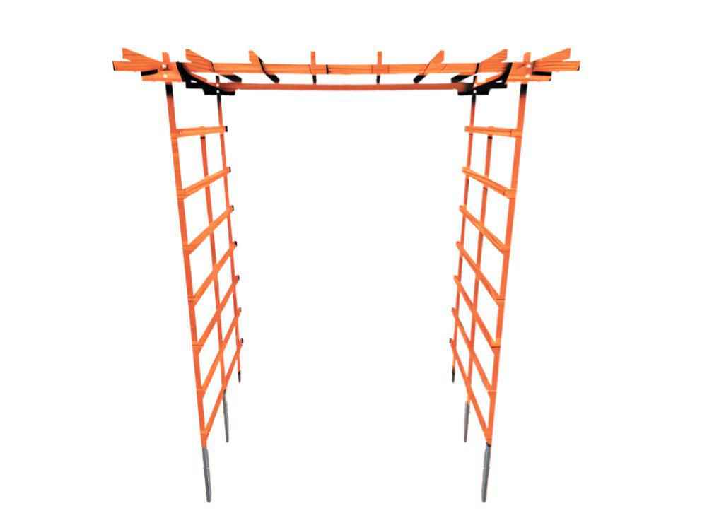 Опора квіткова SIMBUD Малинські сходи 150 см П'яна вишня (27884025) - фото 1