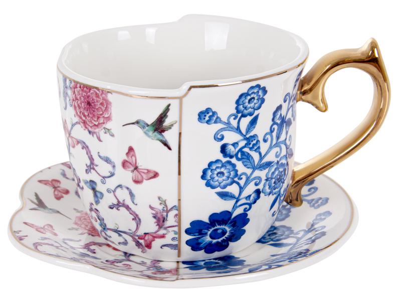 Чайный набор 2 предмета Белый