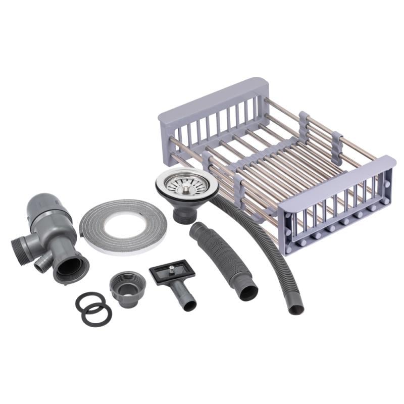 Кухонна мийка Lidz H5050 Brush 3/1 мм (LIDZH5050BRU3010) - фото 2 Кухонна мийка Lidz H5050 Brush 3/1 мм (LIDZH5050BRU3010) - фото 2