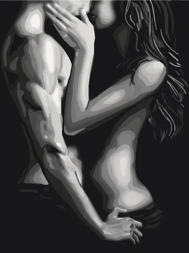 Картина по номерам ART CRAFT Близость тел 30x40 см без коробки (ACR-10370-NN)