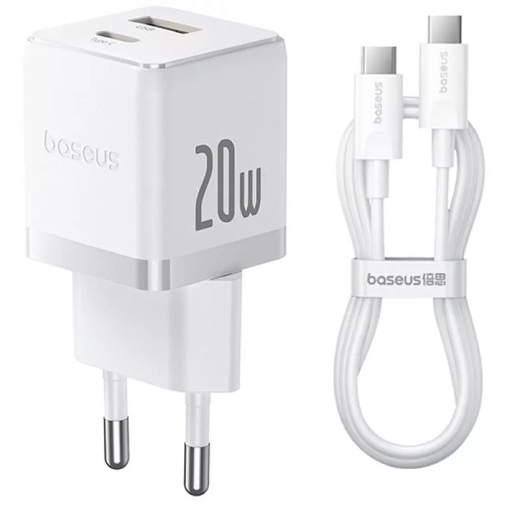 Зарядний пристрій BASEUS Palm Fast Charger Type-C 60W 1 м White