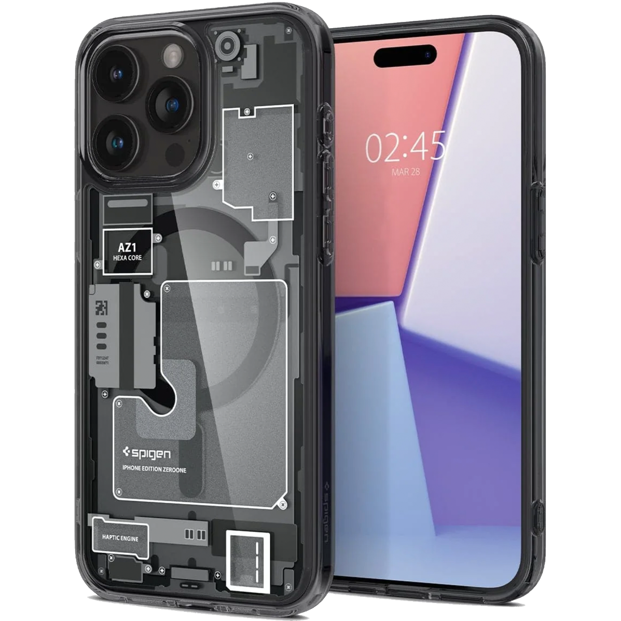 Чохол накладка Spigen U.H.MAG Zero One Case with MagSafe for iPhone 15 Pro Max Black (ACS06582)