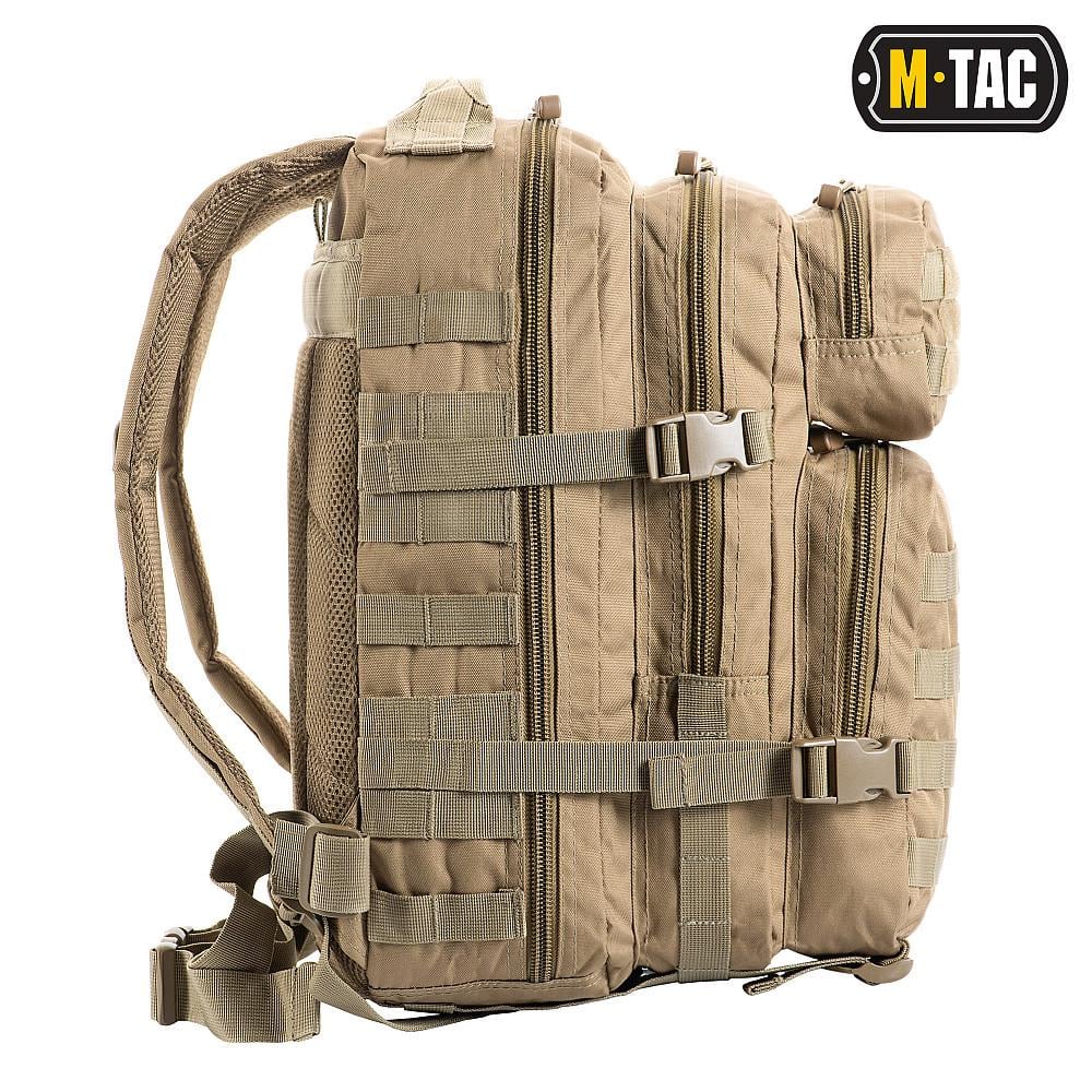 Рюкзак штурмовой M-TAC Assault 30 л 45x27x22 см Койот (9037) - фото 10