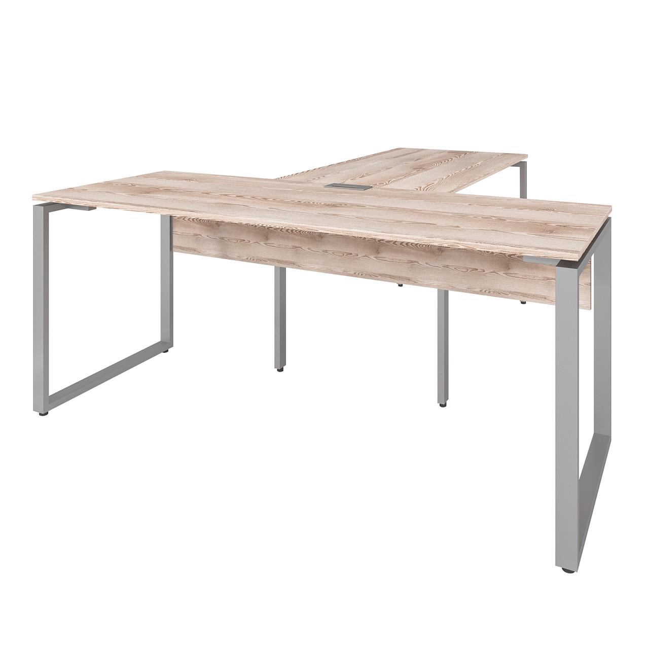 Офісний стіл керівника Loft Details KB180 з царгою Сосна лофт кремова