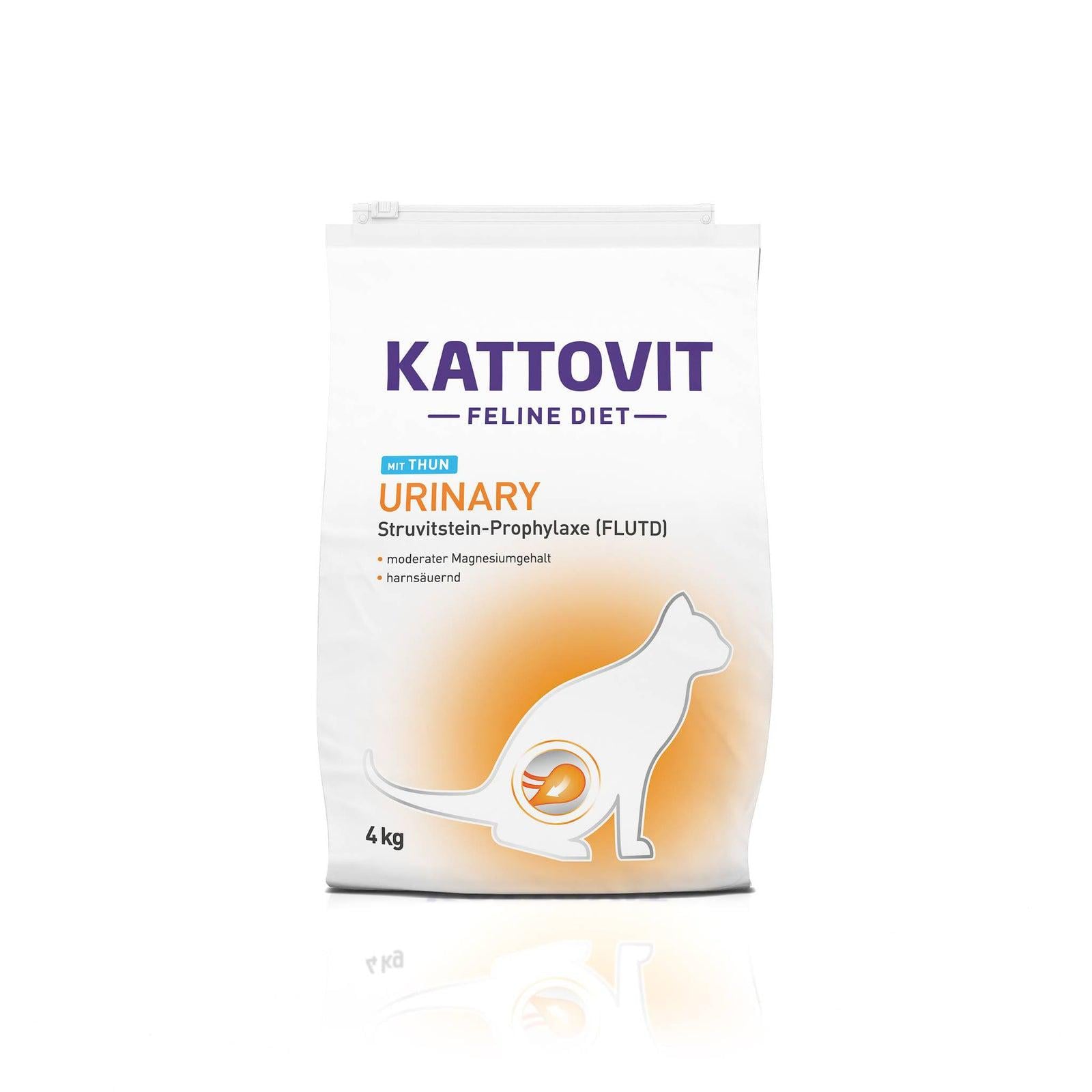 Диетический сухой корм Kattovit Urinary Thunfisch для кошек 4 кг