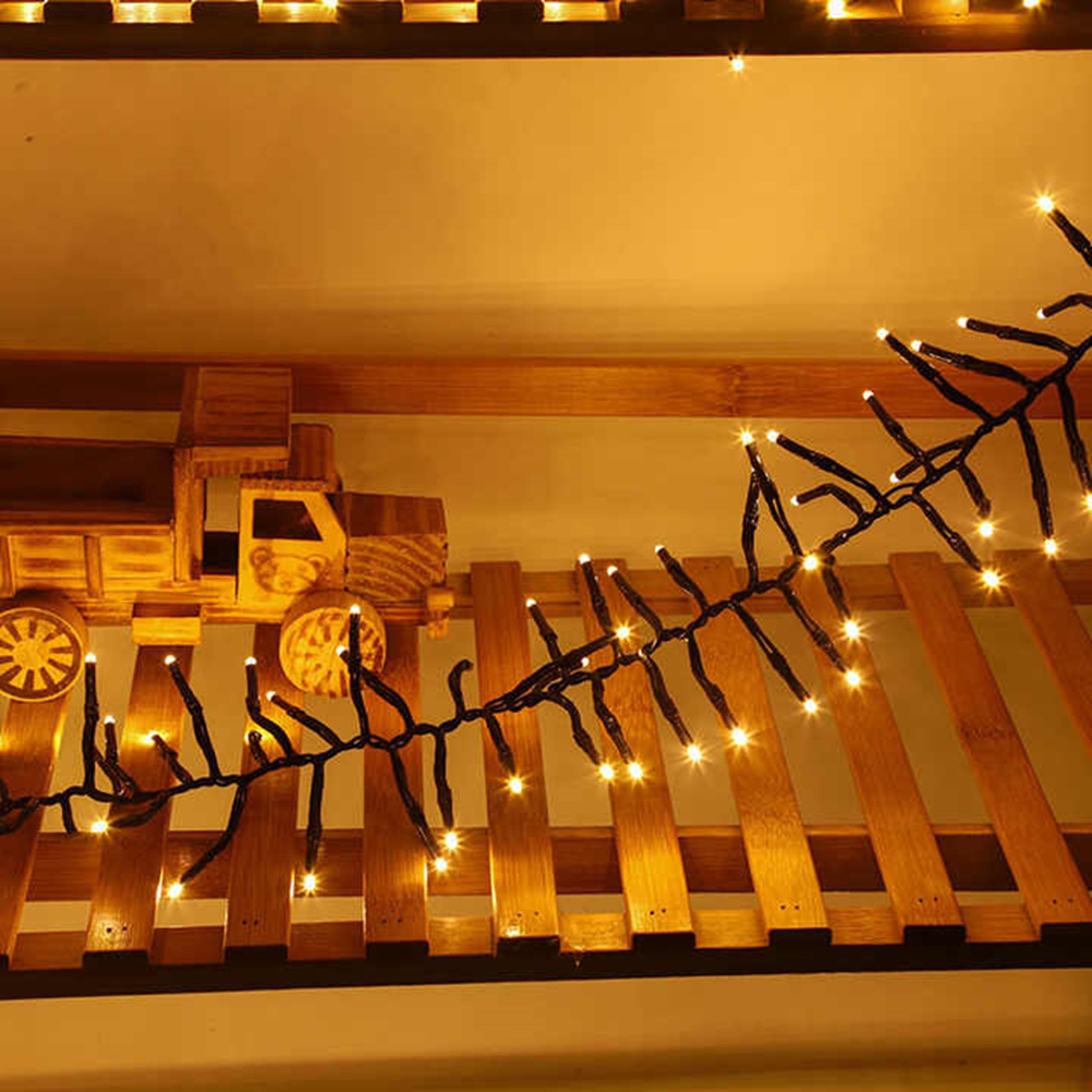 Гірлянда-мішура світлодіодна 6 м 220V 600 leds Білий теплий (WLS-2331M6) - фото 4 Гірлянда-мішура світлодіодна 6 м 220V 600 leds Білий теплий (WLS-2331M6) - фото 4