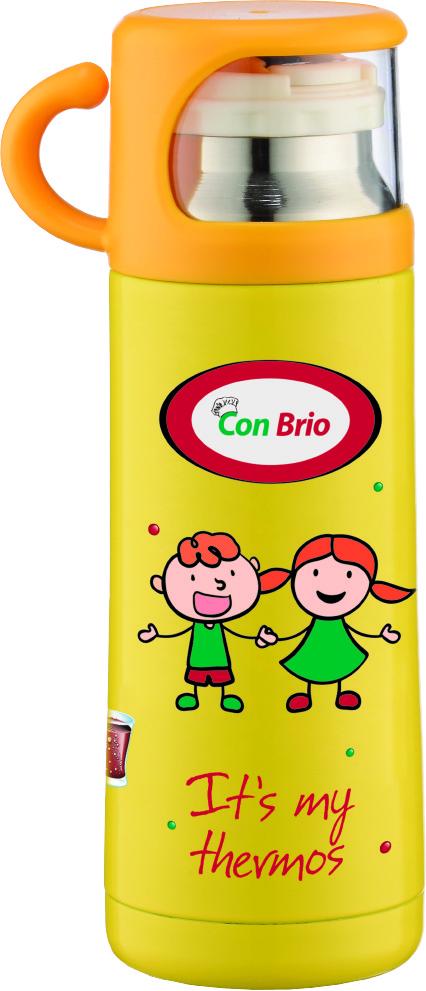 Термос питьевой Con Brio из нержавеющей стали 0,35 л Желтый (CB-343) Термос питьевой Con Brio из нержавеющей стали 0,35 л Желтый (CB-343)