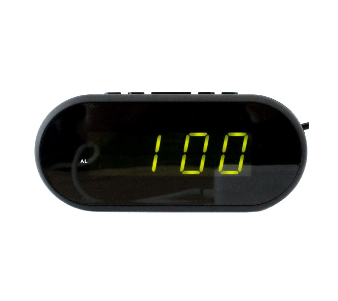 Часы настольные VST 712 с подсветкой USB/ААА Черный (iz12433)