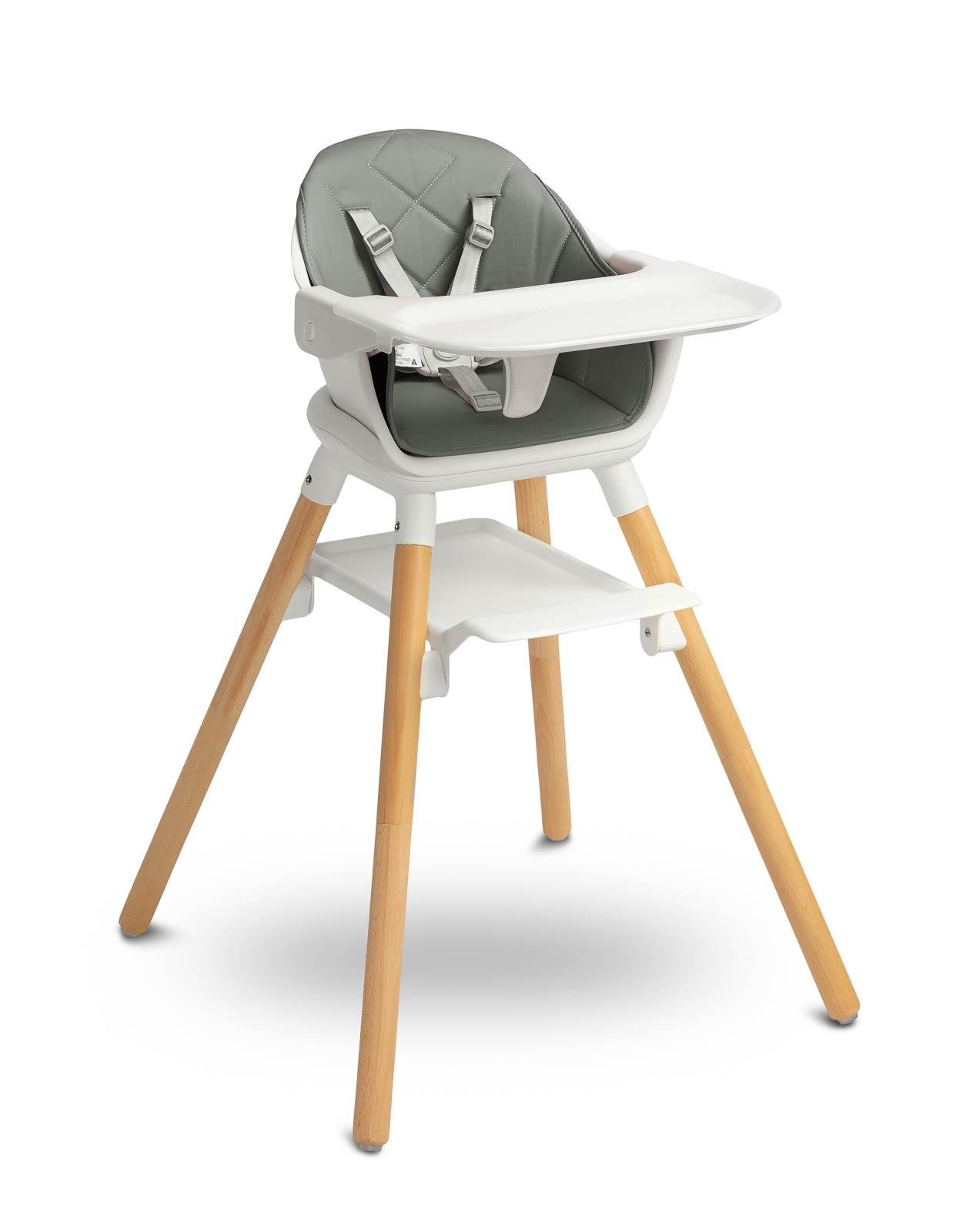 Стільчик для годування Caretero Bravo Grey (43327)