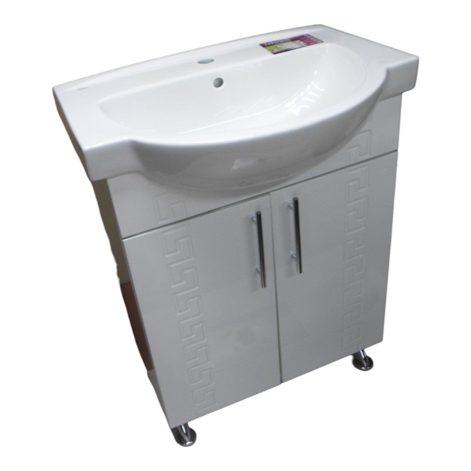 Тумба в ванну The MIX The MIX-Греция c керамическим умывальником 65 см - фото 6 Тумба в ванну The MIX The MIX-Греция c керамическим умывальником 65 см - фото 6