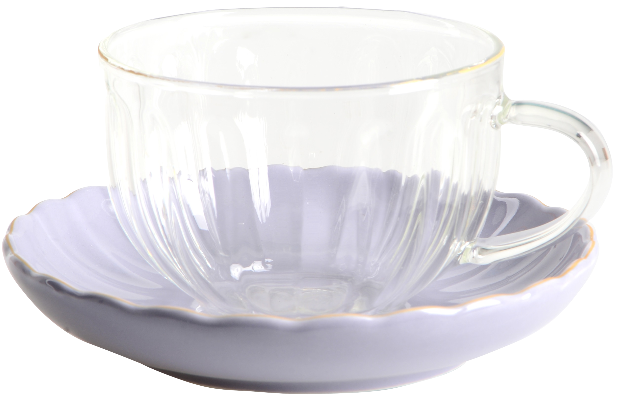 Чашка LED PINK DREAM с блюдцем 330 мл (UG-B060725)