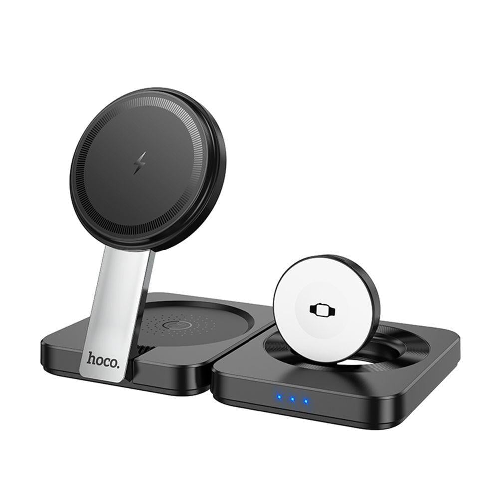 Зарядное устройство беспроводное Hoco CQ11 Magnetic Wireless 15W Черный (2669501314)