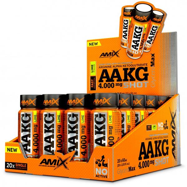 Альфа-кетоглутарат L-аргинин Amix Nutrition AAKG Shot 4000 60 мл Лайм (27135008) - фото 2