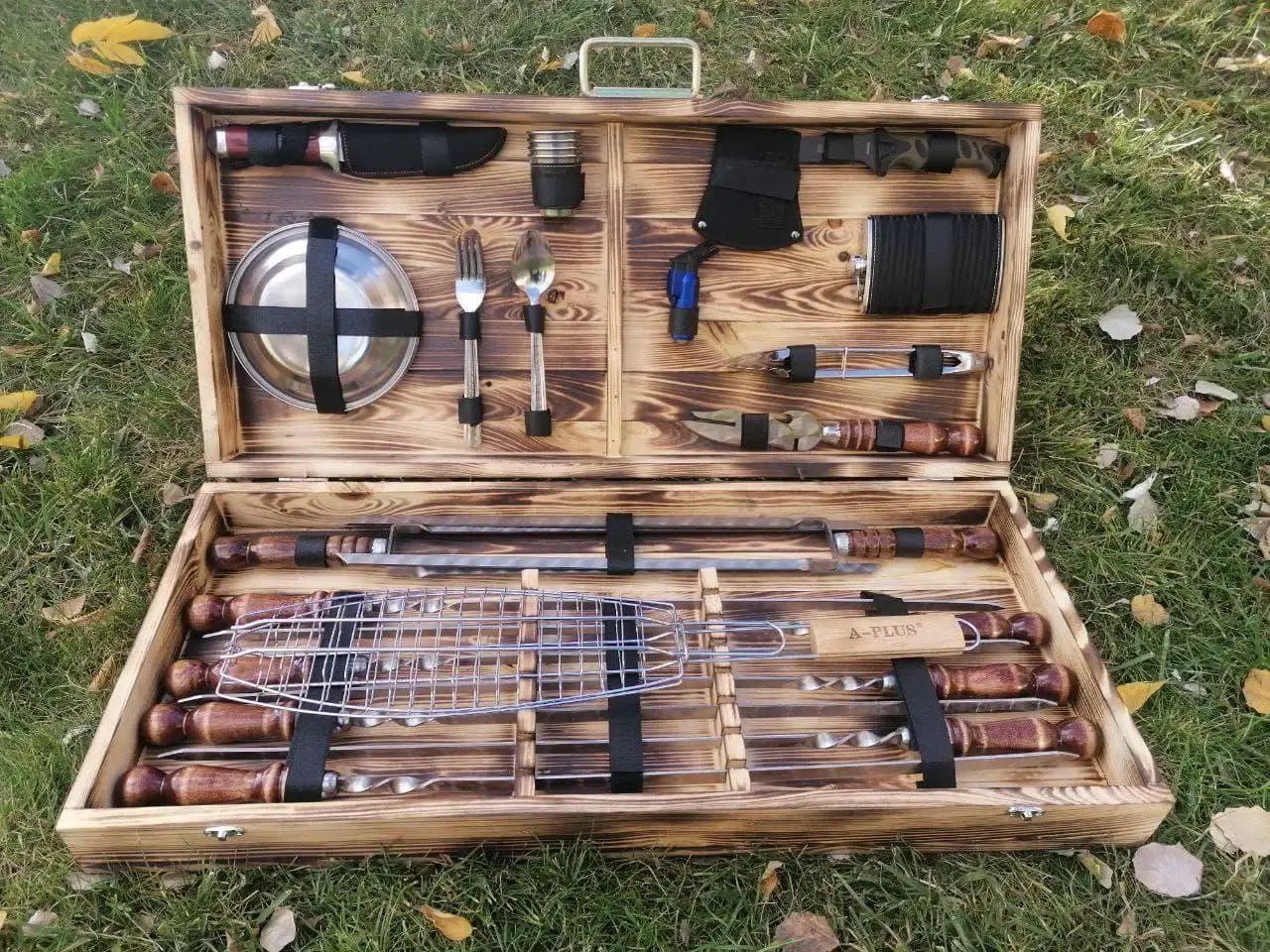 Набор шампуров Шашлычник в кейсе (10639706)