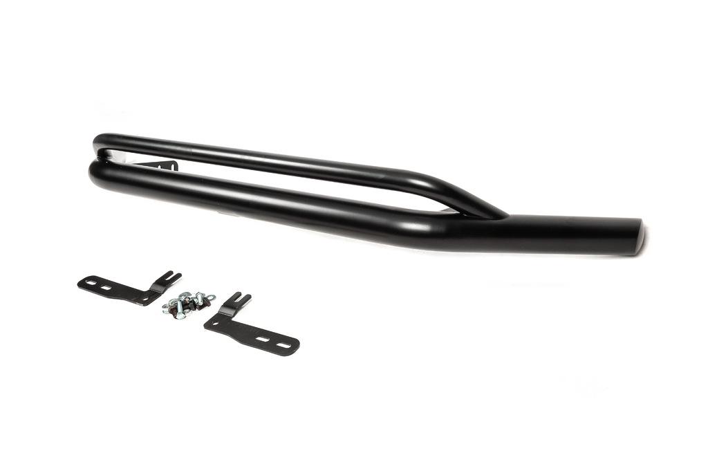 Передний ус двойной Vegas CAN для Toyota Hilux 2015- гг. нержавеющая сталь Черный