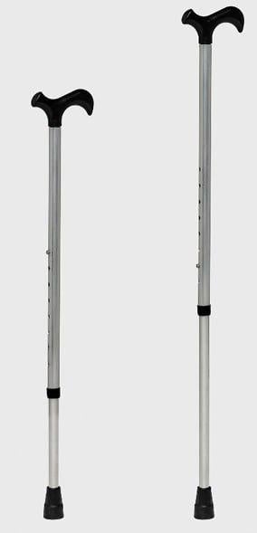 Тростина телескопічна алюмінієва HC600 для ходьби з регульованою висотою 75-96 см м'яким гумовим наконечником до 130 кг - фото 2