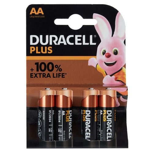Батарейка Duracell лужна LR06 AA в блістері 4 шт. (00000064654)