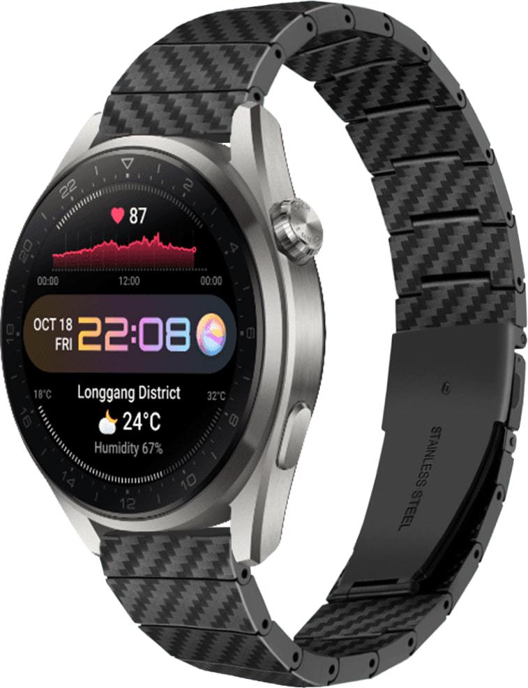 Ремешок Armrok для Huawei Watch 3 Pro Black (31675-2B)