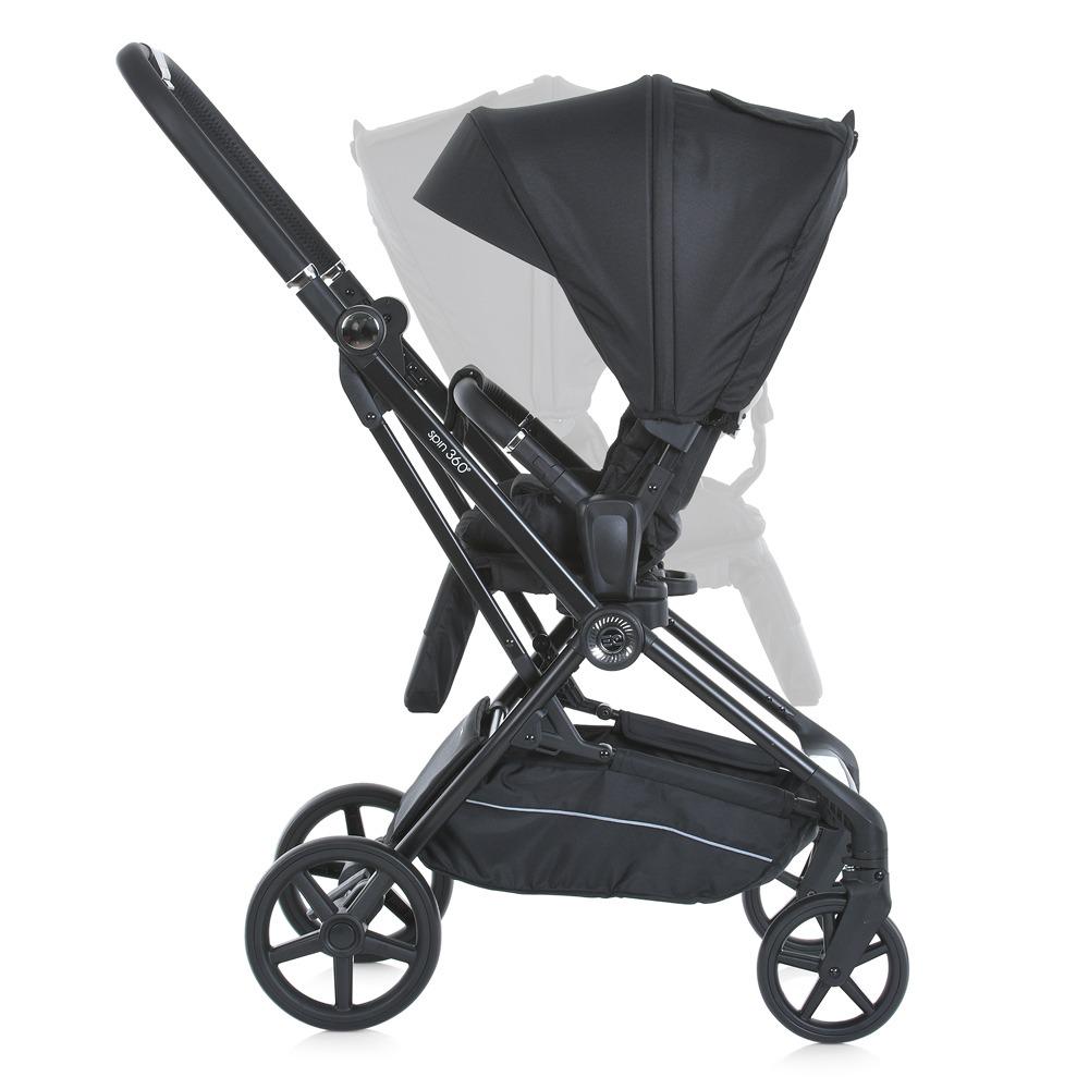 Коляска детская прогулочная El Camino SPIN 360 Black (ME 1138) - фото 4