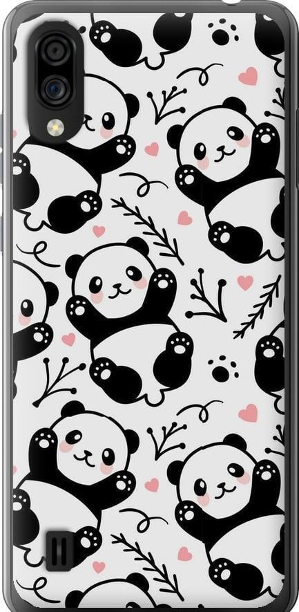 Чехол на ZTE Blade A5 2020 Панды (4318u-2111-42517)