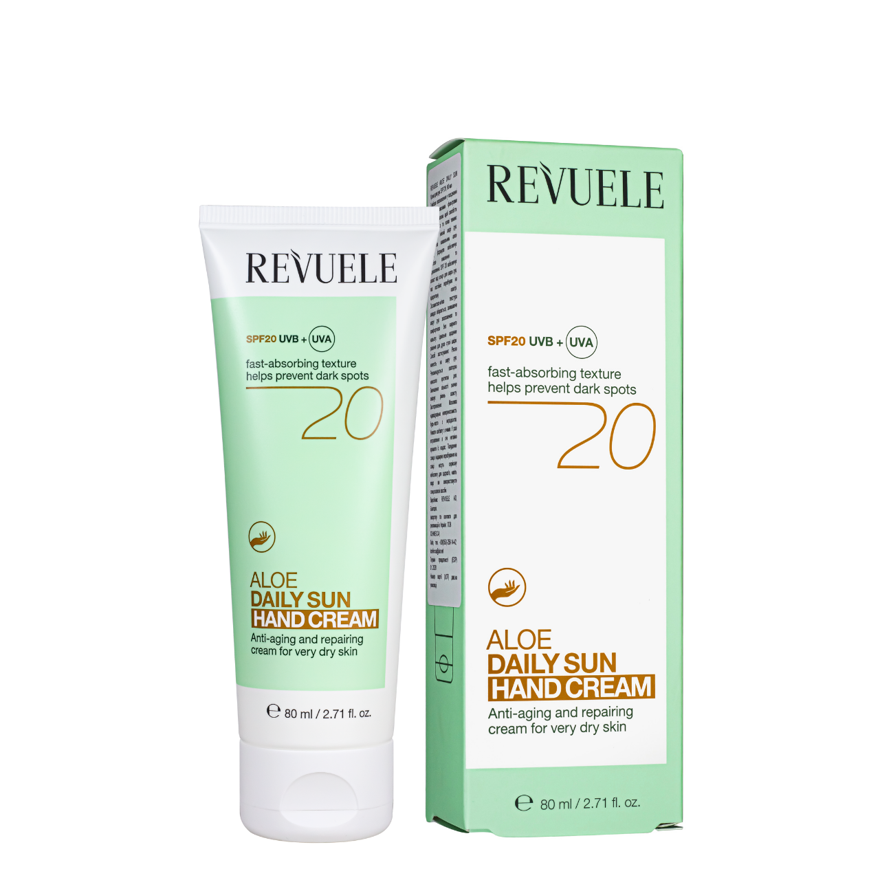 Крем для рук Revuele Aloe Daily Sun SPF20 80 мл