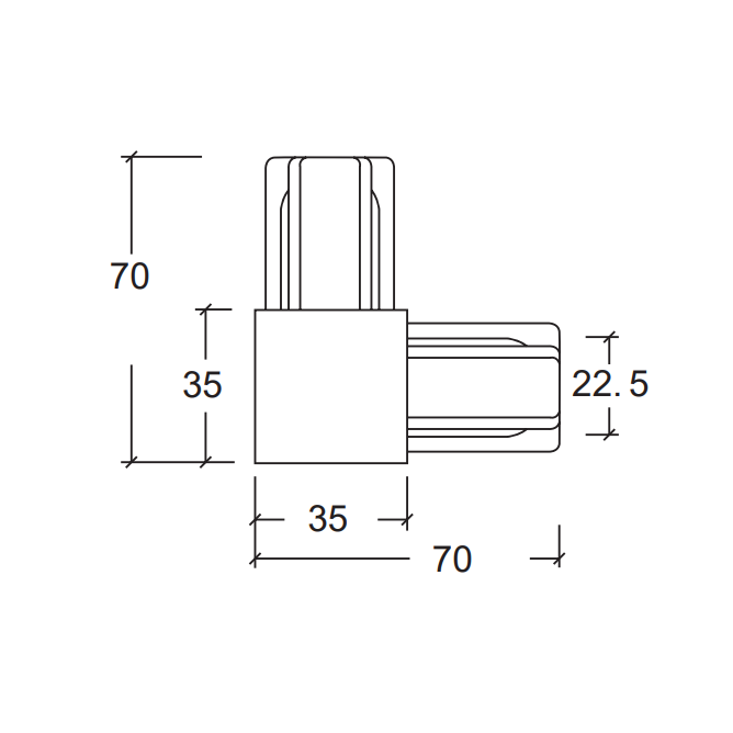 Коннектор прямой OT502 Черный (29537961) - фото 2 Коннектор прямой OT502 Черный (29537961) - фото 2