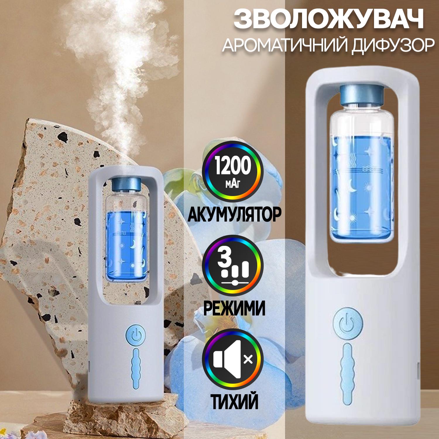 Увлажнитель воздуха ECG Air Freshener аккумуляторный 3 режима - фото 7