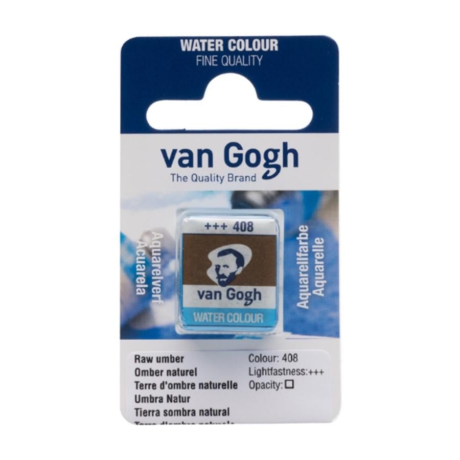 Краска акварельная Rosa Van Gogh кювета 2 шт. 408 Умбра естественно (8712079419257 20864081)