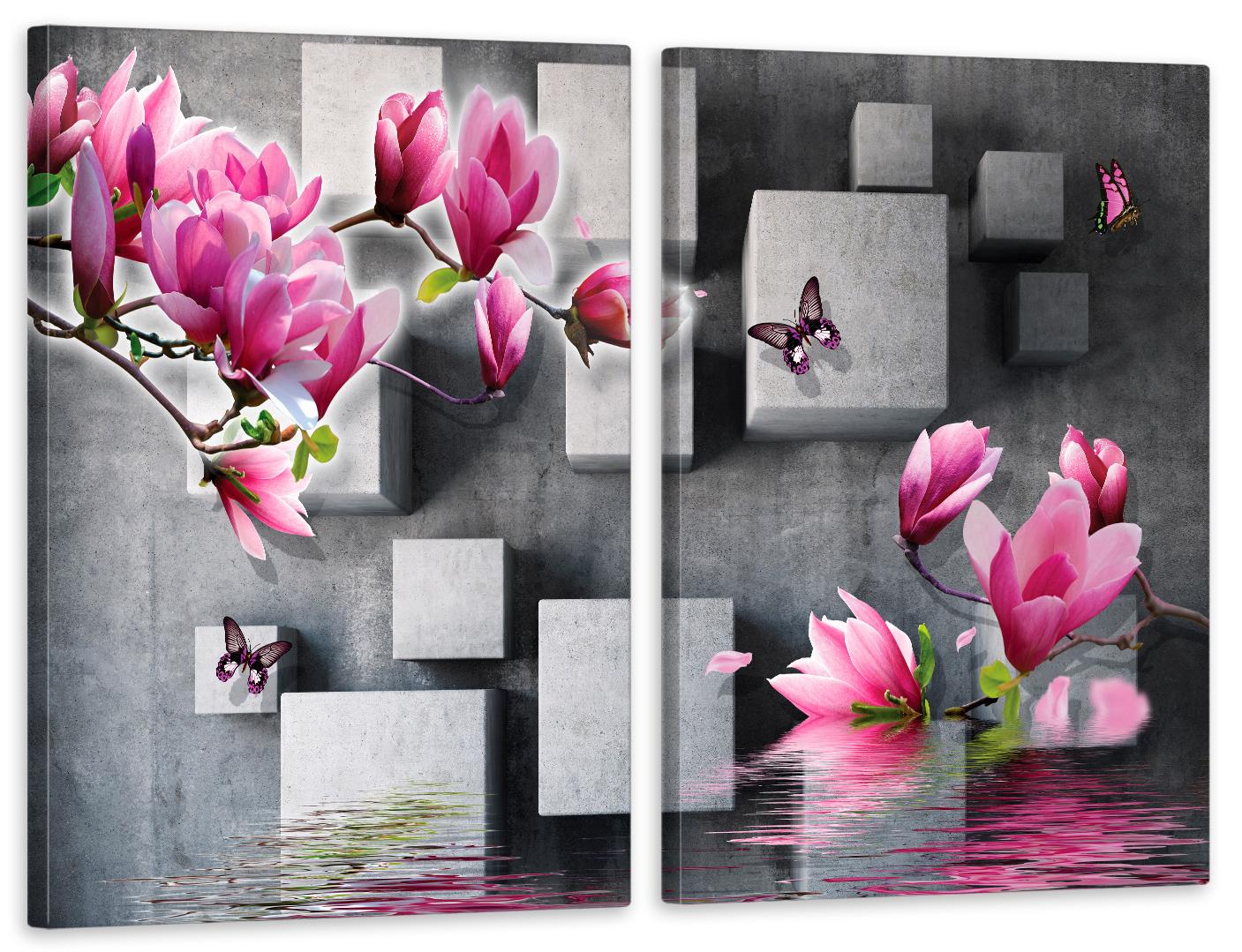 Картина модульная в гостиную/спальню Магнолия 50х70 см (TLV-2_029)